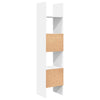 Stella Homewares Book Cabinet White 40x35x180 cm Engineered Wood