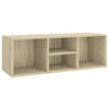 Stella Homewares Shoe Storage Bench Sonoma Oak 105x35x35 cm Engineered Wood