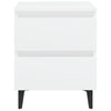 Stella Homewares Bed Cabinets 2 pcs White 40x35x50 cm Engineered Wood