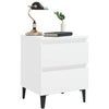 Stella Homewares Bed Cabinets 2 pcs White 40x35x50 cm Engineered Wood