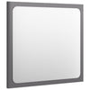 Stella Homewares Bathroom Furniture Set High Gloss Grey Engineered Wood