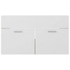Stella Homewares Bathroom Furniture Set White and Sonoma Oak Engineered Wood