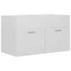 Stella Homewares Bathroom Furniture Set High Gloss White Engineered Wood