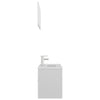 Stella Homewares Bathroom Furniture Set High Gloss White Engineered Wood