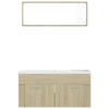 Stella Homewares Bathroom Furniture Set Sonoma Oak Engineered Wood
