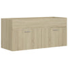Stella Homewares Bathroom Furniture Set Sonoma Oak Engineered Wood