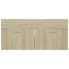 Stella Homewares Bathroom Furniture Set Sonoma Oak Engineered Wood
