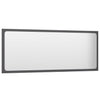Stella Homewares Bathroom Furniture Set High Gloss Grey Engineered Wood