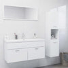 Stella Homewares Bathroom Furniture Set White Engineered Wood