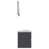 Stella Homewares Bathroom Furniture Set Grey Engineered Wood