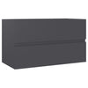 Stella Homewares Bathroom Furniture Set Grey Engineered Wood