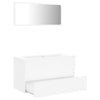 Stella Homewares Bathroom Furniture Set White Engineered Wood