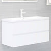 Stella Homewares Bathroom Furniture Set White Engineered Wood