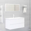 Stella Homewares Bathroom Furniture Set White Engineered Wood