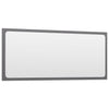 Stella Homewares Bathroom Furniture Set High Gloss Grey Engineered Wood