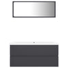 Stella Homewares Bathroom Furniture Set Grey Engineered Wood