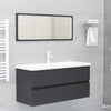 Stella Homewares Bathroom Furniture Set Grey Engineered Wood