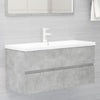 Stella Homewares Bathroom Furniture Set Concrete Grey Engineered Wood