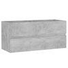 Stella Homewares Bathroom Furniture Set Concrete Grey Engineered Wood