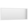 Stella Homewares Bathroom Furniture Set High Gloss White Engineered Wood