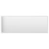 Stella Homewares Bathroom Furniture Set High Gloss White Engineered Wood