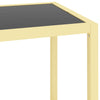 Stella Homewares Shelf Black and Transparent 100x36x90 cm Tempered Glass