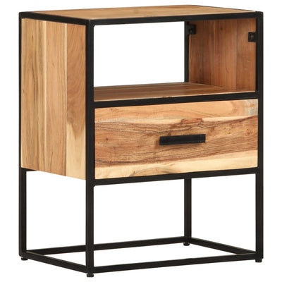 Stella Homewares Bed Cabinet 40x30x50 cm Solid Acacia Wood