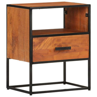 Stella Homewares Bed Cabinet 40x30x50 cm Solid Acacia Wood