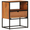 Stella Homewares Bed Cabinet 40x30x50 cm Solid Acacia Wood