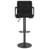 Stella Homewares Bar Stools 2 pcs Black Velvet