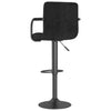 Stella Homewares Bar Stools 2 pcs Black Velvet