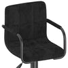 Stella Homewares Bar Stools 2 pcs Black Velvet