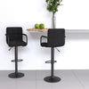 Stella Homewares Bar Stools 2 pcs Black Velvet