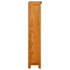 Stella Homewares 4-Tier Bookcase 45x22x110 cm Solid Oak Wood