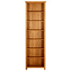 Stella Homewares 7-Tier Bookcase 60x22x200 cm Solid Oak Wood
