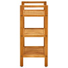 Stella Homewares Shoe Rack with 3 Shelves 50x27x60 cm Solid Oak Wood