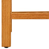 Stella Homewares Shoe Rack with 5 Shelves 100x27x100 cm Solid Oak Wood