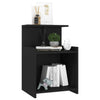 Stella Homewares Bed Cabinets 2 pcs Black 40x35x60 cm Engineered Wood