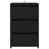 Stella Homewares Bed Cabinet Black 40x35x62.5 cm Engineered Wood