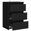 Stella Homewares Bed Cabinet Black 40x35x62.5 cm Engineered Wood