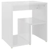 Stella Homewares Bed Cabinets 2 pcs High Gloss White 40x30x40 cm Engineered Wood
