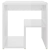 Stella Homewares Bed Cabinets 2 pcs High Gloss White 40x30x40 cm Engineered Wood