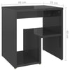 Stella Homewares Bed Cabinets 2 pcs High Gloss Grey 40x30x40 cm Engineered Wood