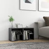 Stella Homewares Bed Cabinets 2 pcs High Gloss Grey 40x30x40 cm Engineered Wood