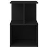 Stella Homewares Bedside Cabinet Black 35x35x55 cm Engineered Wood