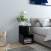 Stella Homewares Bedside Cabinet Black 35x35x55 cm Engineered Wood