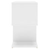 Stella Homewares Bedside Cabinet White 50x30x51.5 cm Engineered Wood