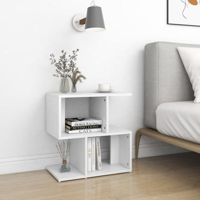 Stella Homewares Bedside Cabinet White 50x30x51.5 cm Engineered Wood