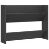 Stella Homewares Wall Shoe Cabinet Grey 80x18x60 cm Engineered Wood