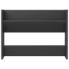 Stella Homewares Wall Shoe Cabinet Grey 80x18x60 cm Engineered Wood